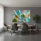 Yatay Kanvas Duvar Tablosu Sudamlalari Salon Tablosu Ofis Tablosu Yeni Ev Hediyesi Dekorasyon