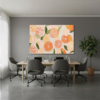 Yatay Kanvas Duvar Tablosu Turuncgiller Salon Tablosu Ofis Tablosu Yeni Ev Hediyesi Dekorasyon