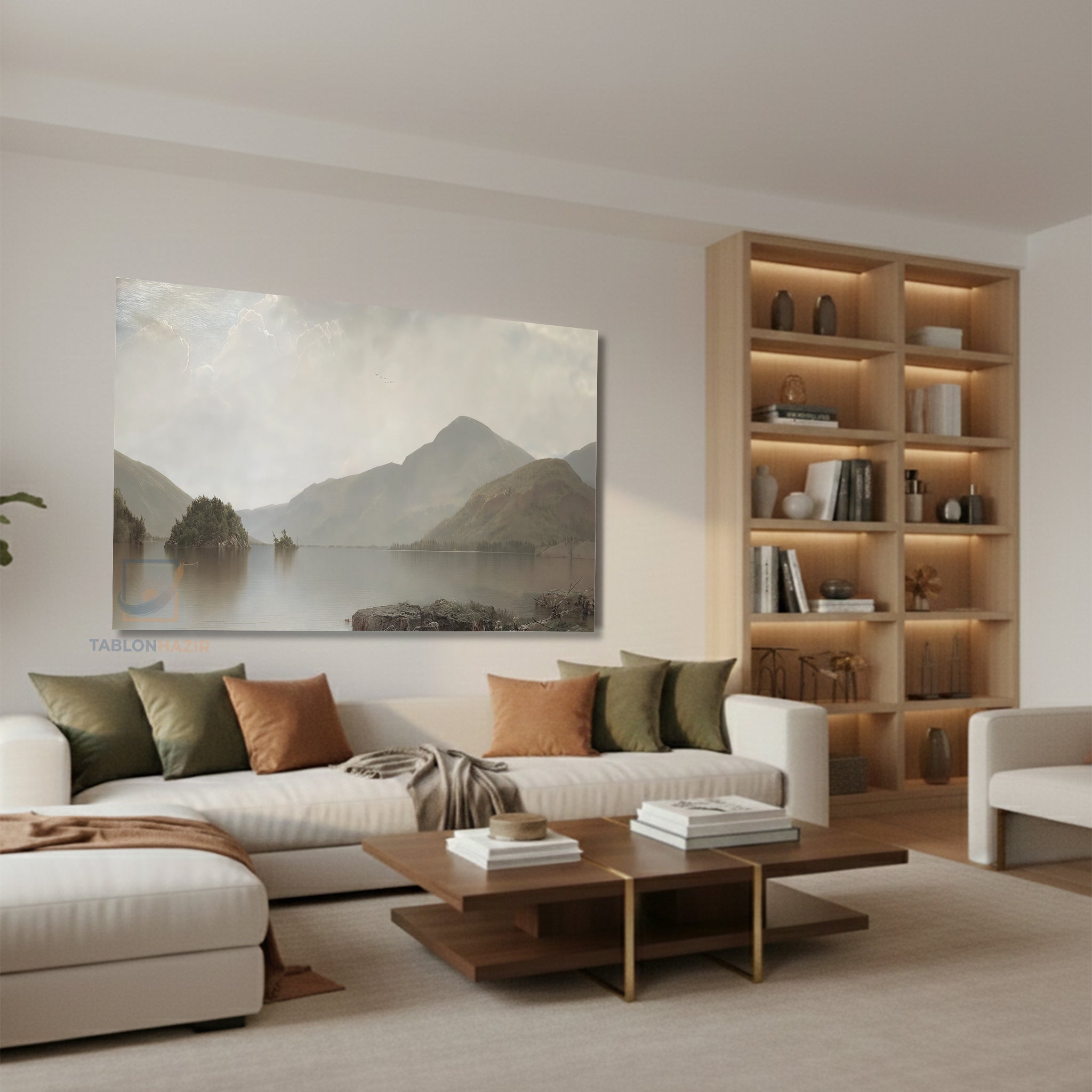 Yatay Kanvas Duvar Tablosu Vintagedaggolmanzarasi2 Salon Tablosu Ofis Tablosu Ev Hediyesi Dekorasyon