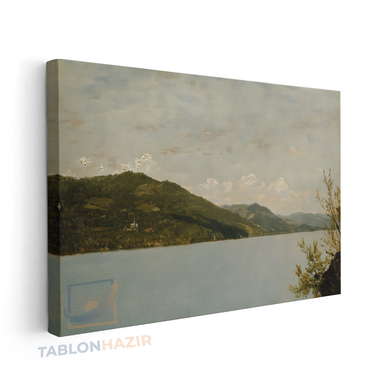 Yatay Kanvas Duvar Tablosu Vintagedaggolmanzarasi4 Salon Tablosu Ofis Tablosu Ev Hediyesi Dekorasyon