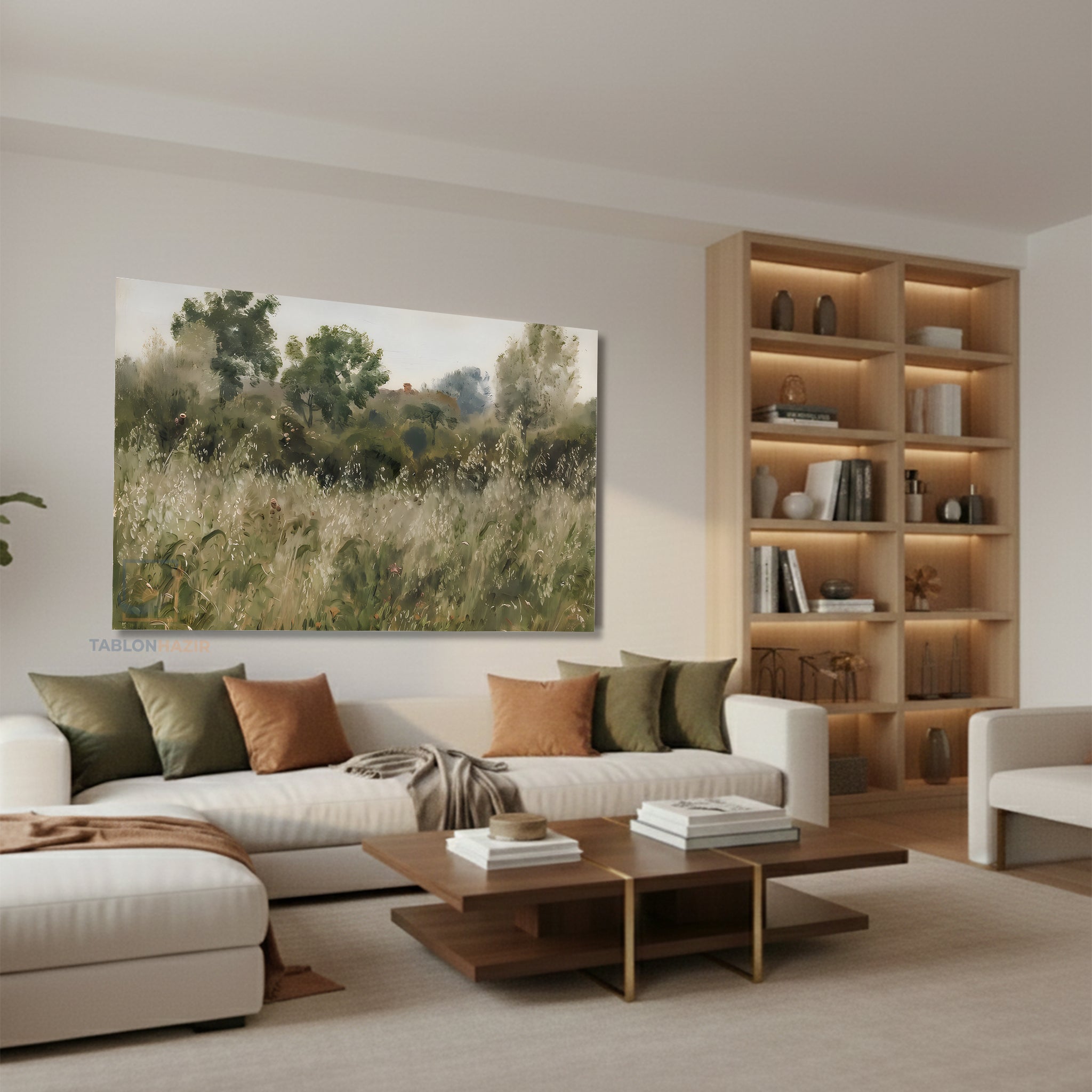 Yatay Kanvas Duvar Tablosu Vintagedogamanzarasi3 Salon Tablosu Ofis Tablosu Ev Hediyesi Dekorasyon