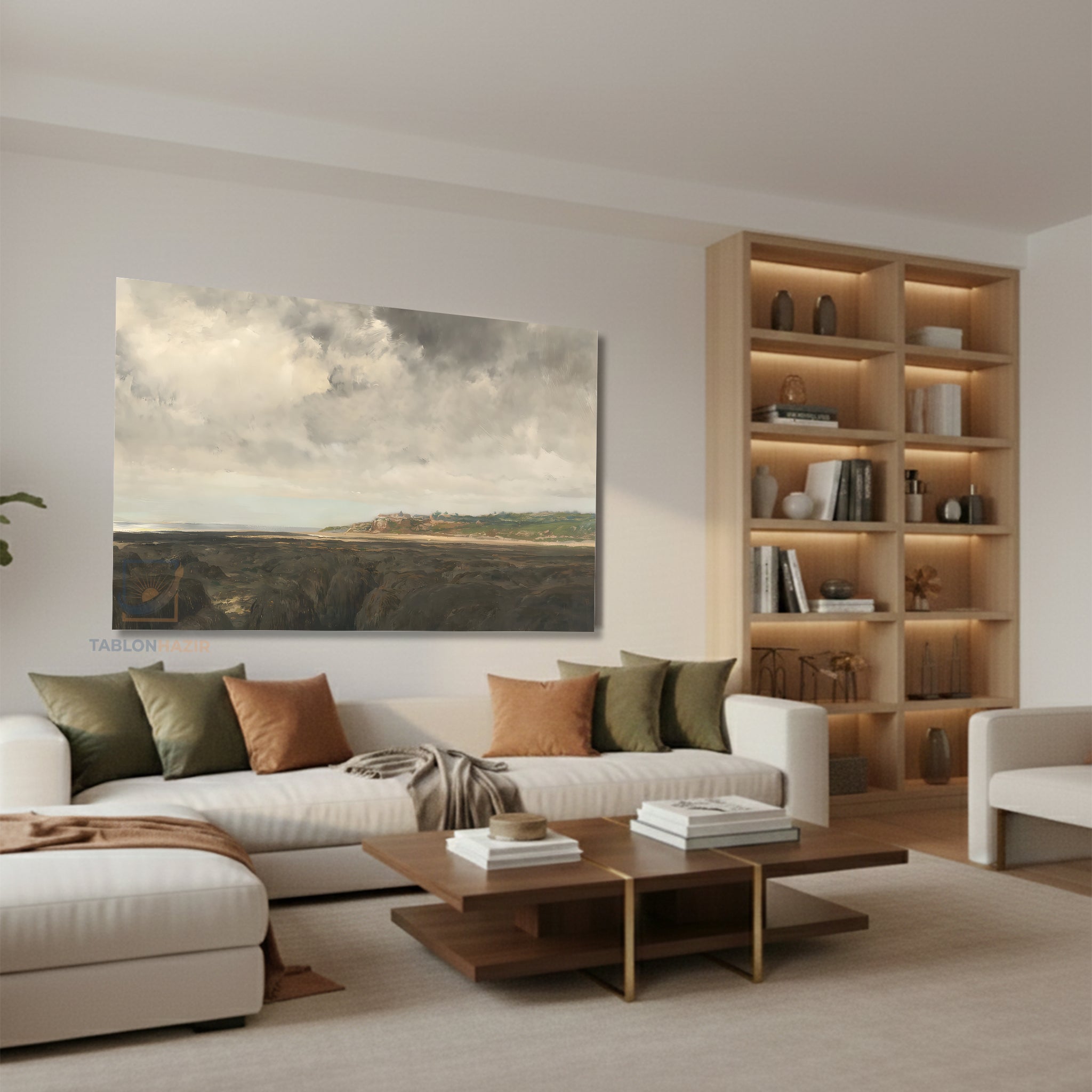 Yatay Kanvas Duvar Tablosu Vintagedogamanzarasi5 Salon Tablosu Ofis Tablosu Ev Hediyesi Dekorasyon