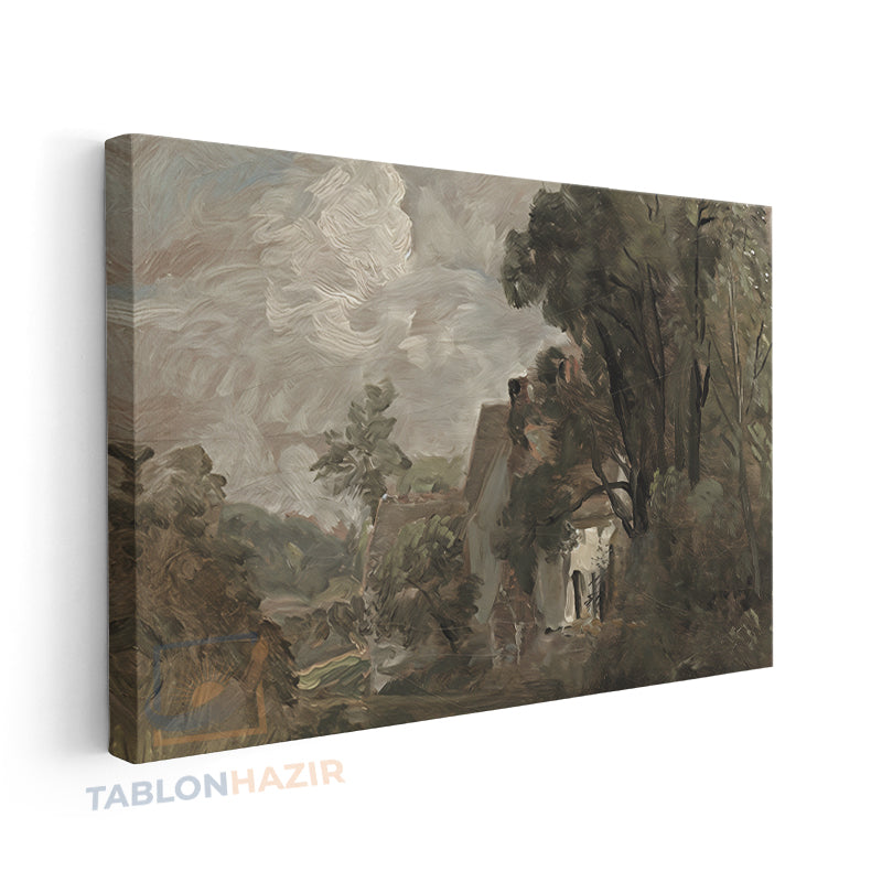Yatay Kanvas Duvar Tablosu Vintagedogamanzarasi7 Salon Tablosu Ofis Tablosu Ev Hediyesi Dekorasyon