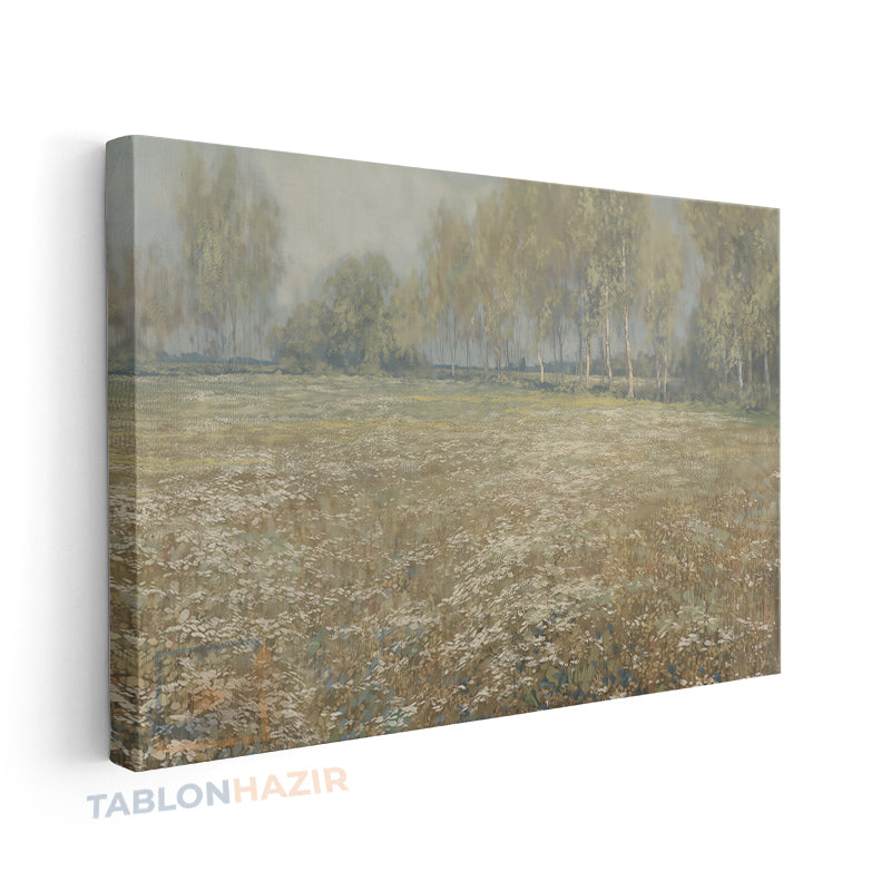 Yatay Kanvas Duvar Tablosu Vintagedogamanzarasi8 Salon Tablosu Ofis Tablosu Ev Hediyesi Dekorasyon