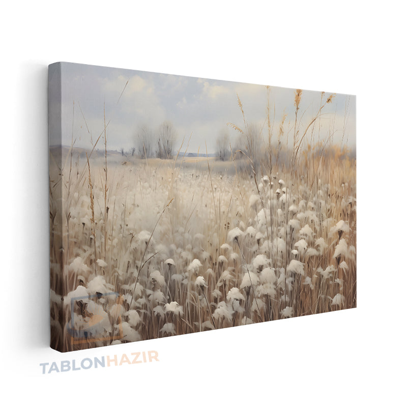 Yatay Kanvas Duvar Tablosu Vintagekirmanzarasi Salon Tablosu Ofis Tablosu Ev Hediyesi Dekorasyon