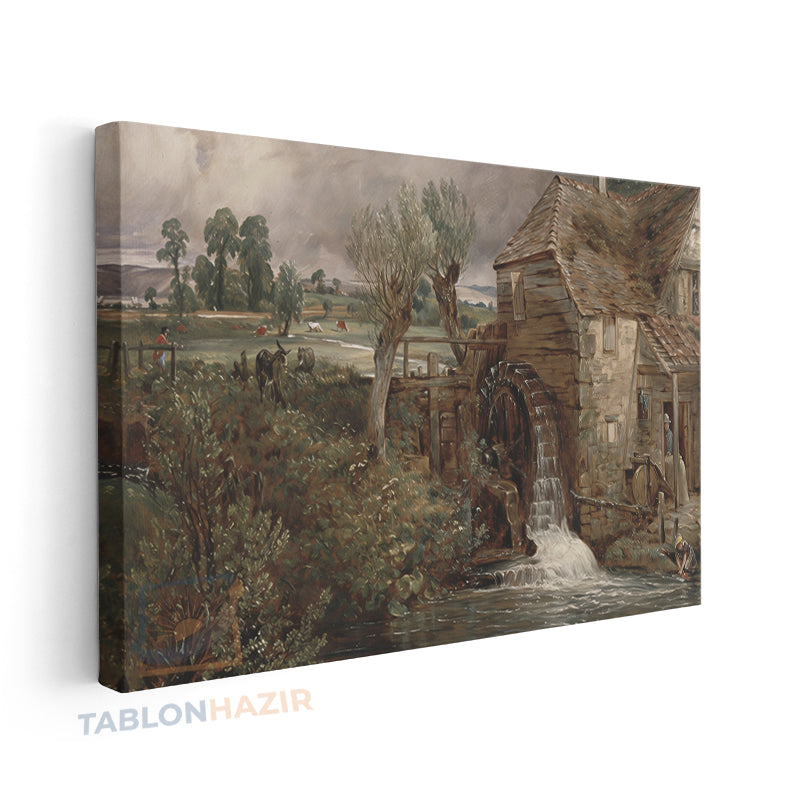 Yatay Kanvas Duvar Tablosu Vintagekirsalmanzarasi2 Salon Tablosu Ofis Tablosu Ev Hediyesi Dekorasyon