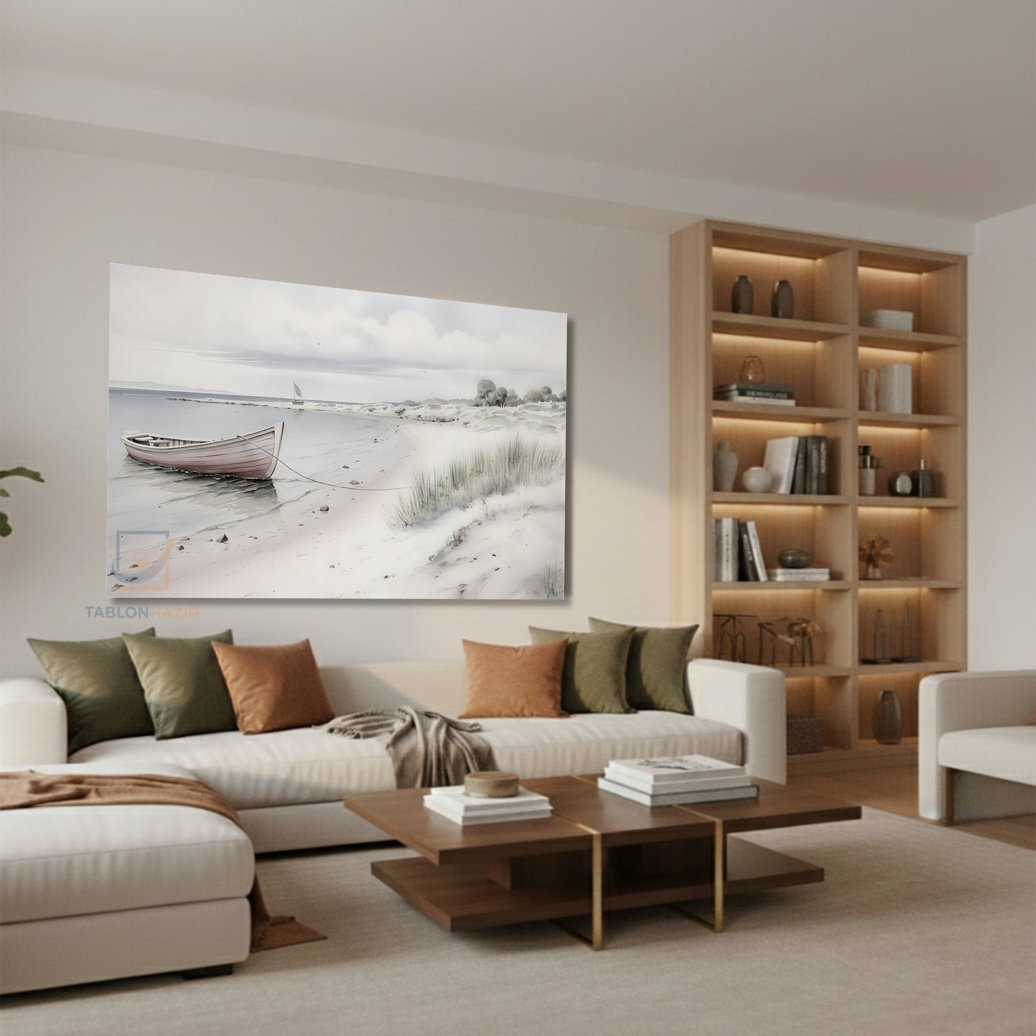 Yatay Kanvas Duvar Tablosu Vintagekiyimanzarasi Salon Tablosu Ofis Tablosu Ev Hediyesi Dekorasyon