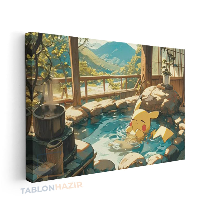 Yatay Kanvas Duvar Tablosu Anime Pica Keyif Salon Tablosu Ofis Tablosu Yeni Ev Hediyesi Dekorasyon