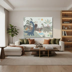 Yatay Kanvas Duvar Tablosu Cocukodasidinazor Salon Tablosu Ofis Tablosu Yeni Ev Hediyesi Dekorasyon