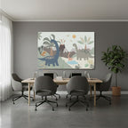 Yatay Kanvas Duvar Tablosu Cocukodasidinazor Salon Tablosu Ofis Tablosu Yeni Ev Hediyesi Dekorasyon