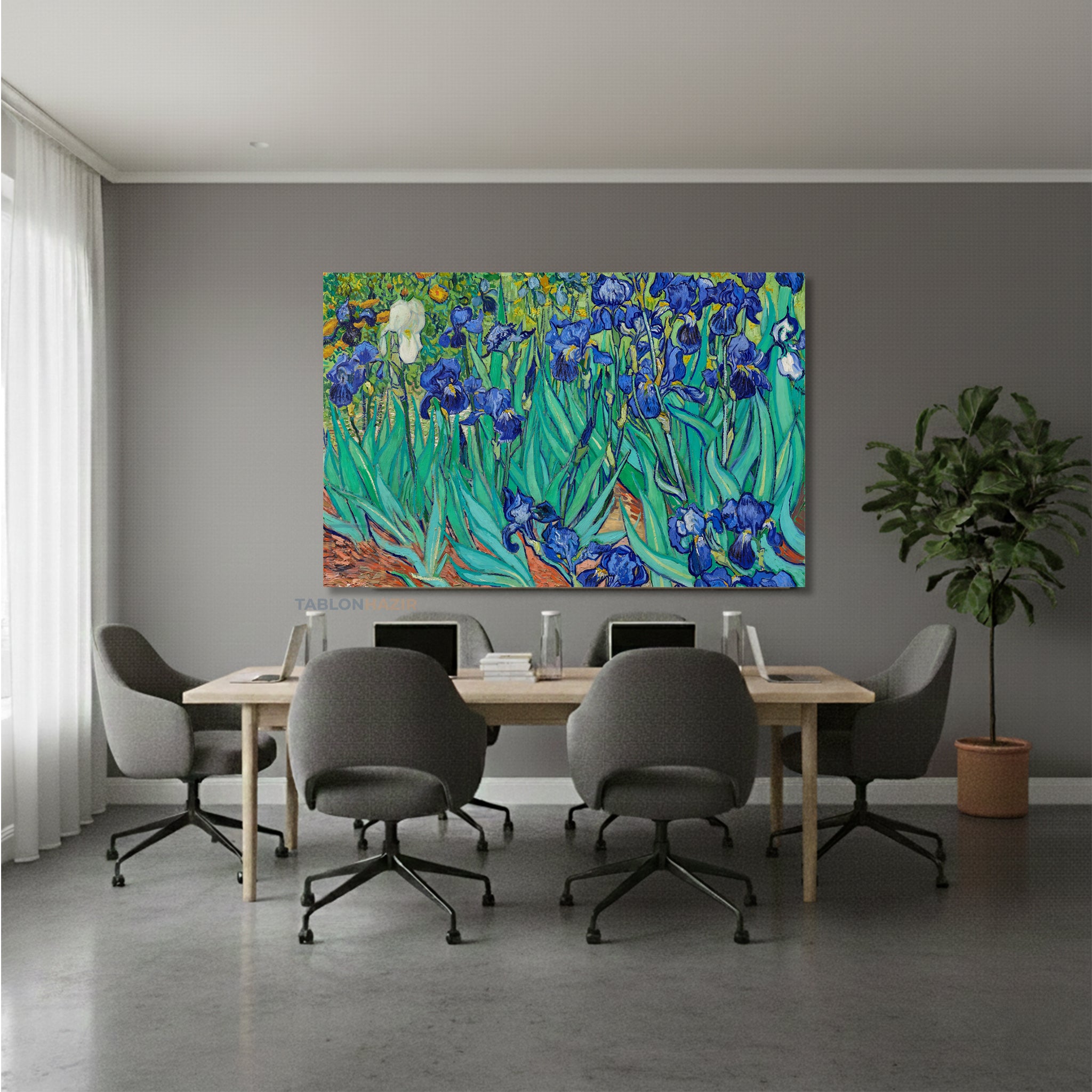 Yatay Kanvas Duvar Tablosu Klasik Cizim Tasarim Salon Tablosu Ofis Tablosu Ev Hediyesi Dekorasyon