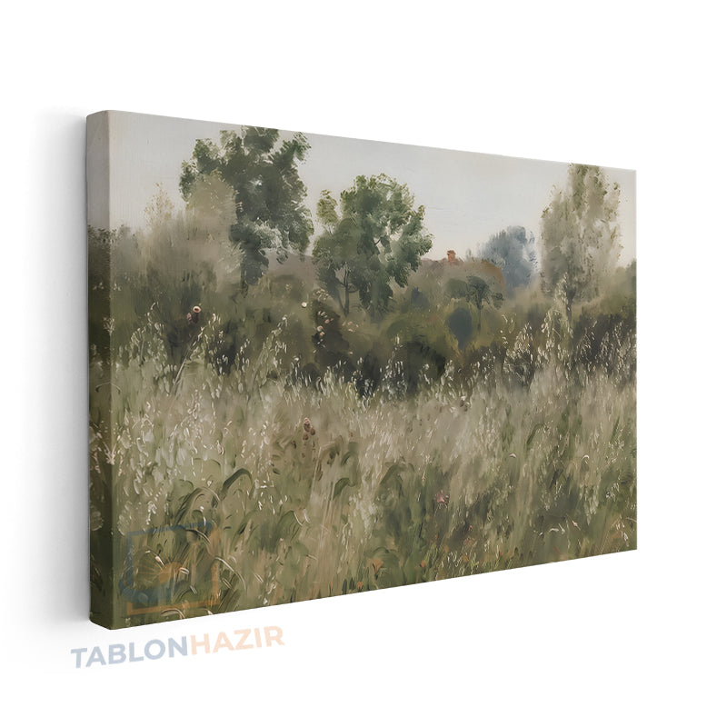 Yatay Kanvas Duvar Tablosu Klasik Manzara 13 Salon Tablosu Ofis Tablosu Yeni Ev Hediyesi Dekorasyon