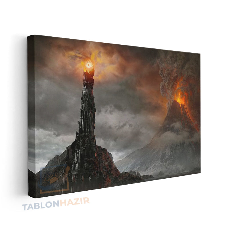 Yatay Kanvas Duvar Tablosu Lotr Mordor Gercekci Salon Tablosu Ofis Tablosu Ev Hediyesi Dekorasyon